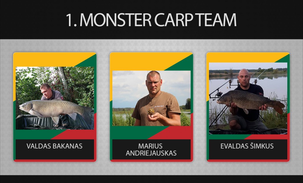 1 komanda monster carp