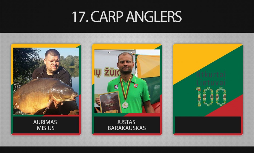 17 komanda carp anglers