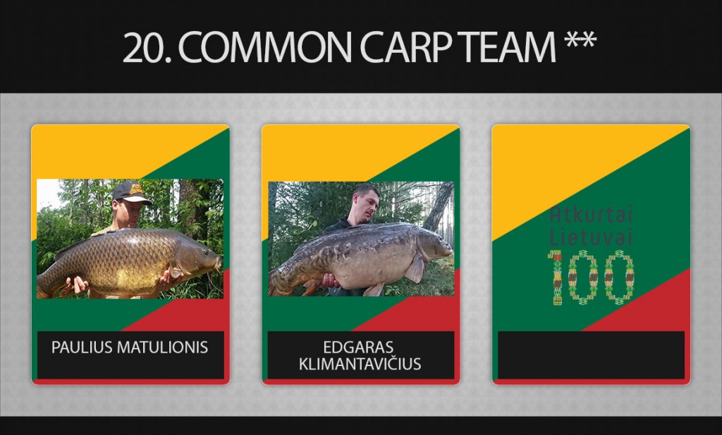 20 Common Carp Team