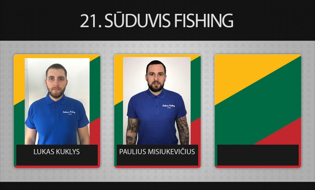 21 komanda Sūduvis Fishing